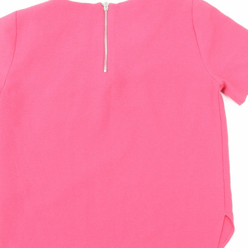F&F Womens Pink   Basic Blouse Size 6