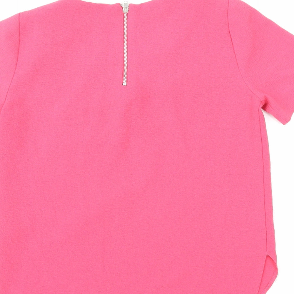 F&F Womens Pink   Basic Blouse Size 6