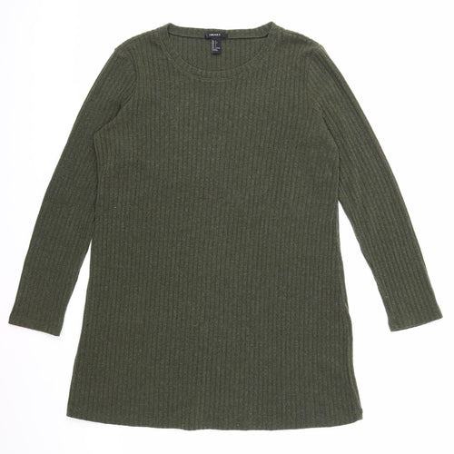 FOREVER 21 Womens Green   Pullover Jumper Size L