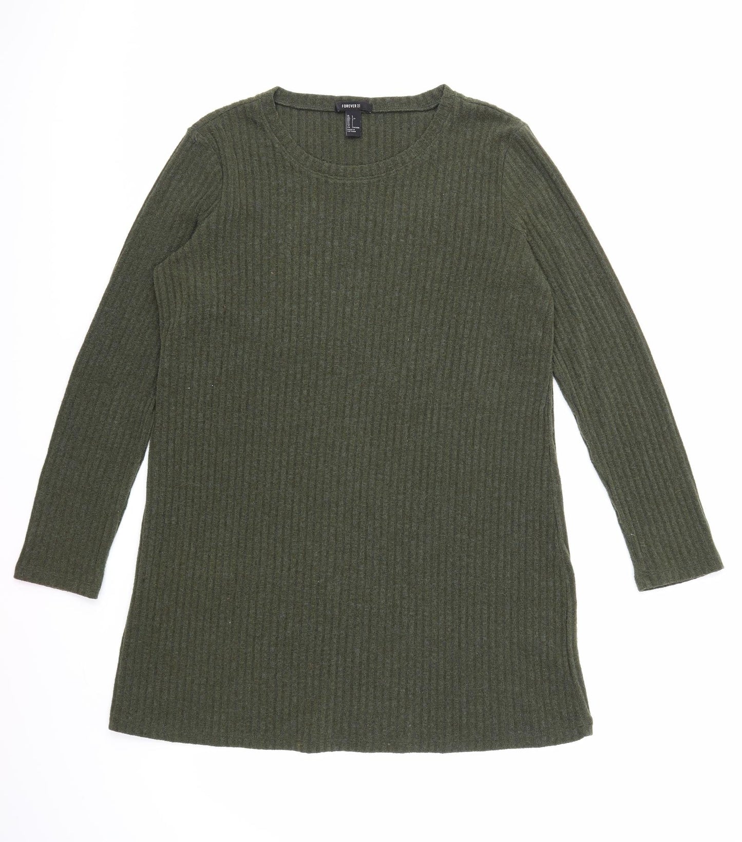 FOREVER 21 Womens Green   Pullover Jumper Size L