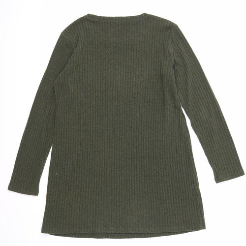 FOREVER 21 Womens Green   Pullover Jumper Size L