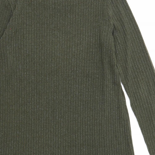 FOREVER 21 Womens Green   Pullover Jumper Size L