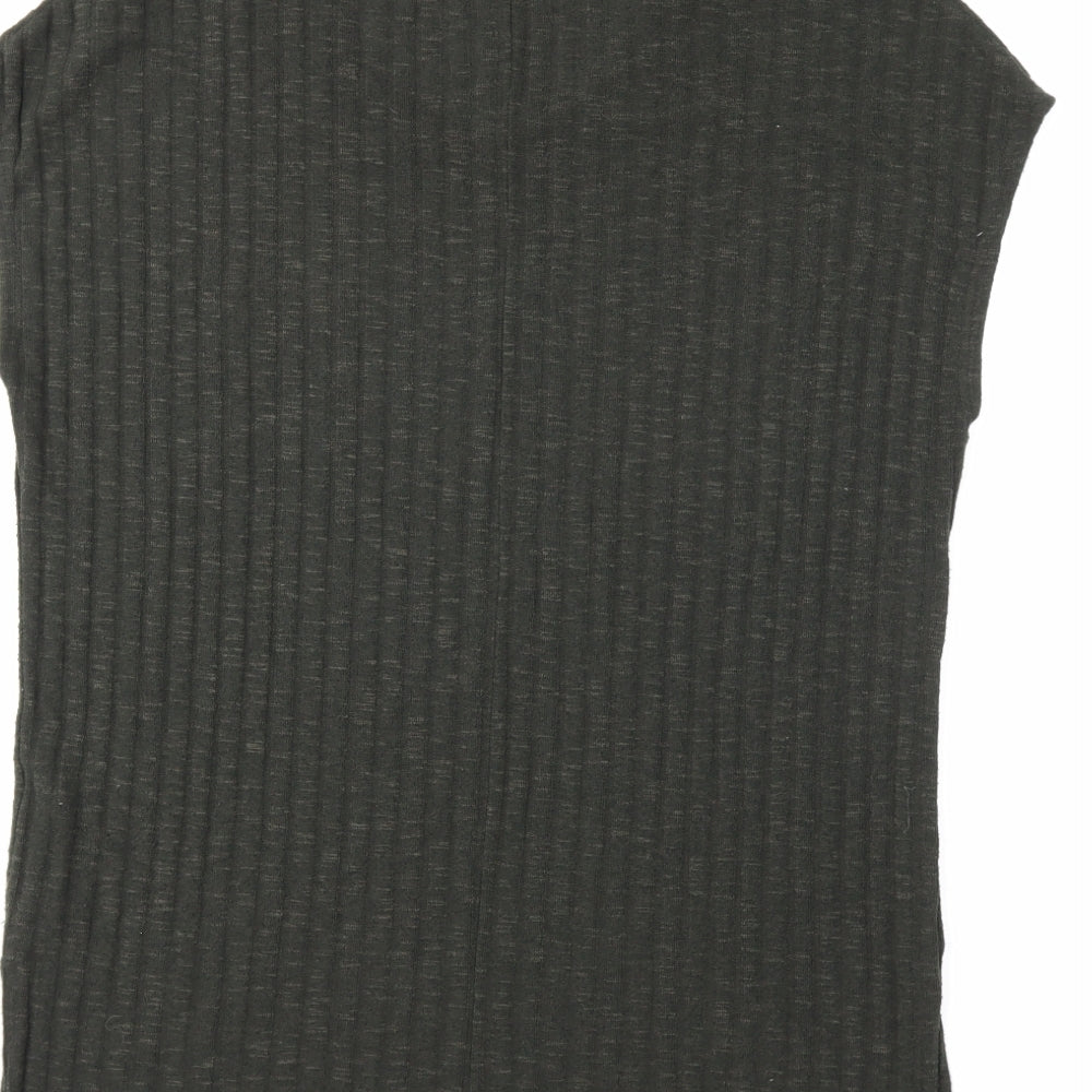 Topshop Womens Green  Knit Pullover Jumper Size 12