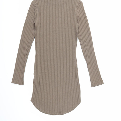 FOREVER 21 Womens Green  Knit Pullover Jumper Size S
