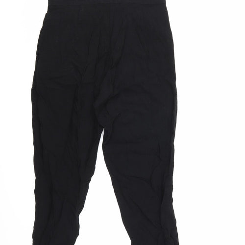 Topshop Womens Black   Trousers  Size 10 L24 in