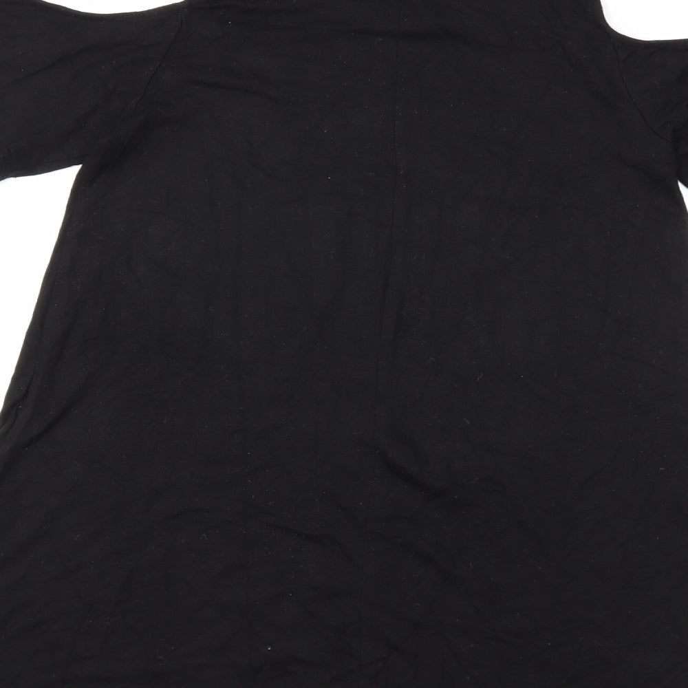 Pull&Bear Womens Black   Basic T-Shirt Size S