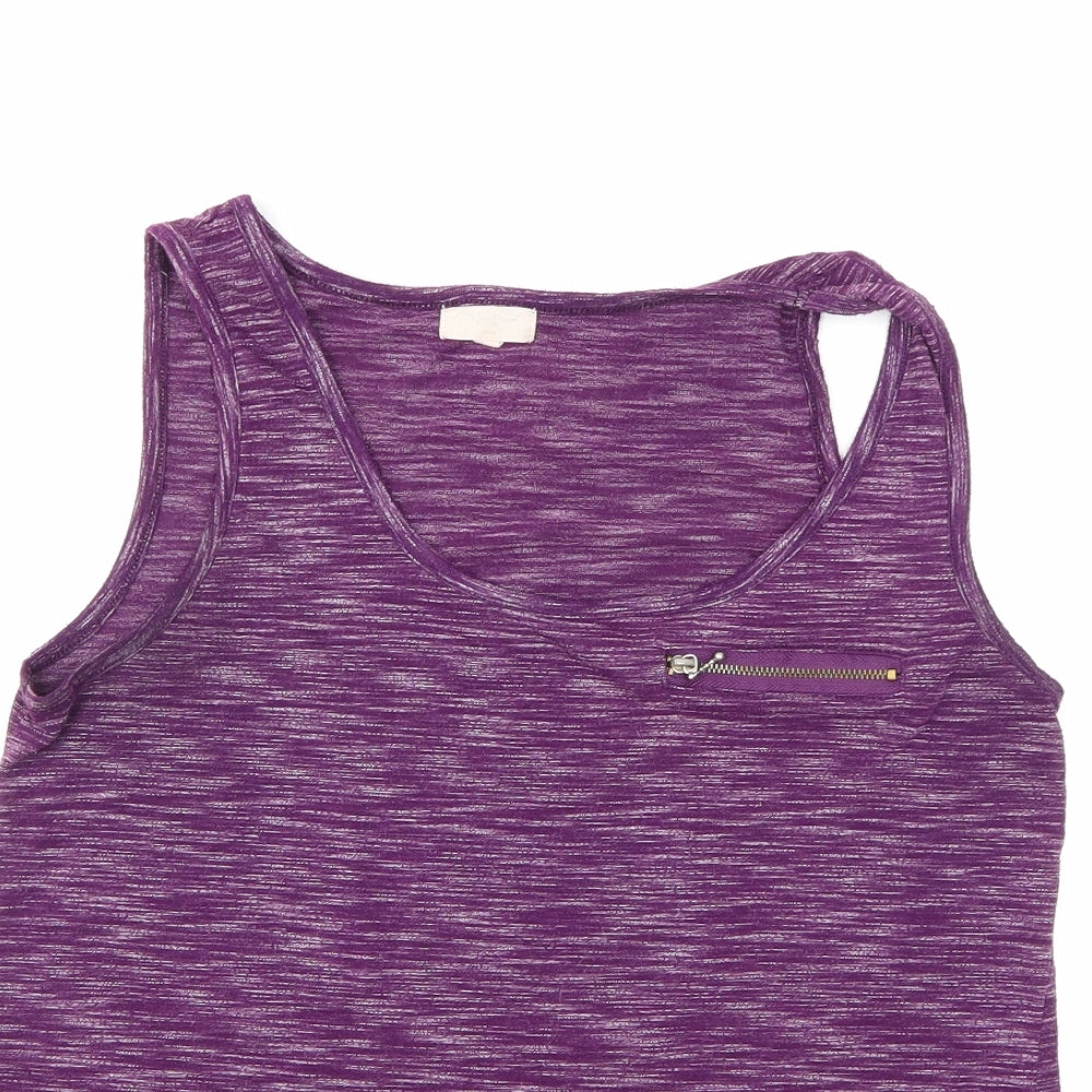 New Look Womens Purple   Basic Tank Size 14