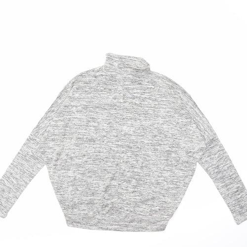 yesorno Womens Grey  Knit Pullover Jumper Size M