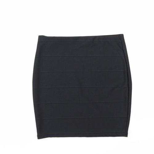 Missguided Womens Black   Mini Skirt Size 10