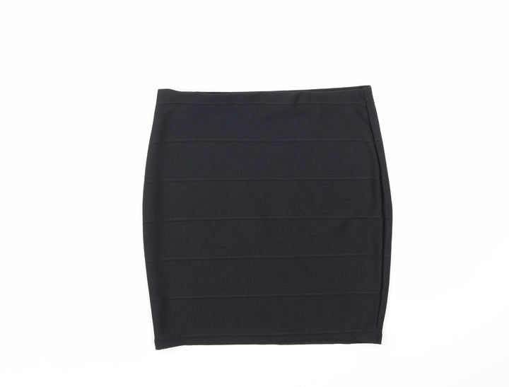 Missguided Womens Black Mini Skirt Size 10