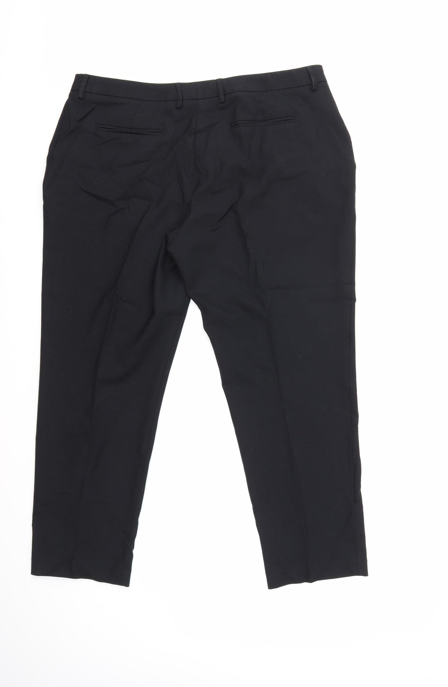 Marks and Spencer Womens Black   Trousers  Size 18 L27 in