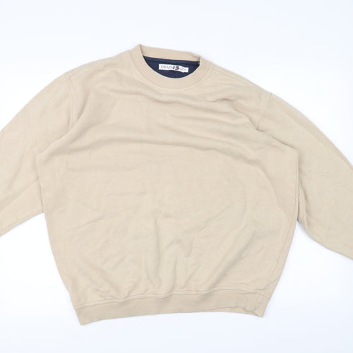 EWM Mens Beige   Pullover Jumper Size M