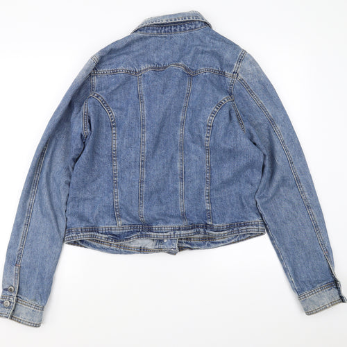 New Look Womens Blue  Denim Jacket  Size 18