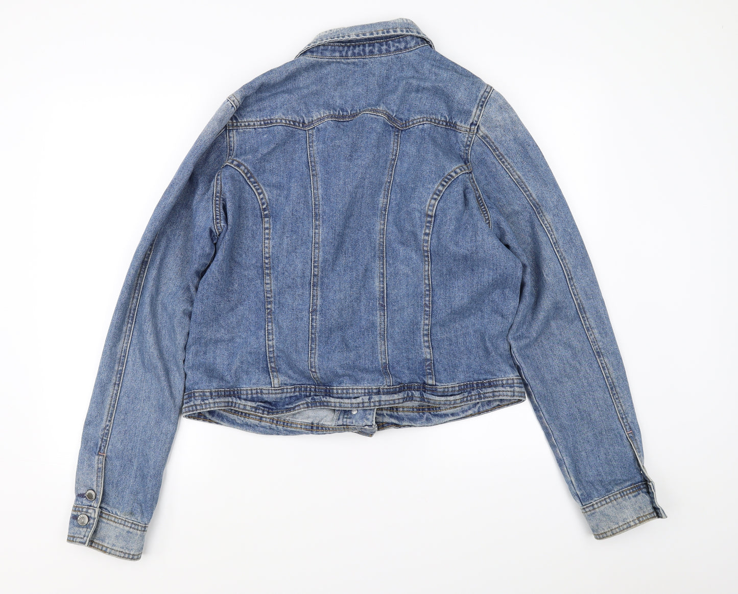 New Look Womens Blue  Denim Jacket  Size 18
