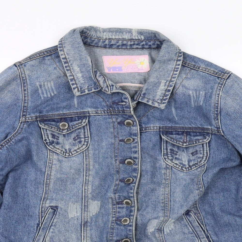 New Look Womens Blue  Denim Jacket  Size 18