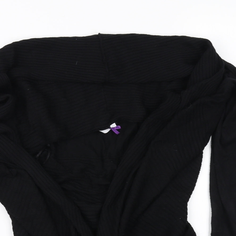 BHS Womens Black   Cardigan Jumper Size 12