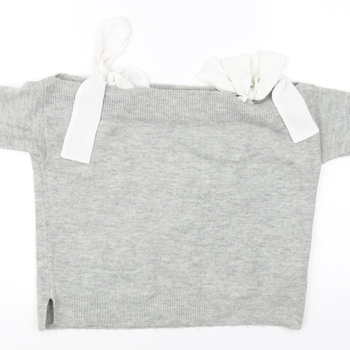 Topshop Womens Grey   Pullover Jumper Size 10