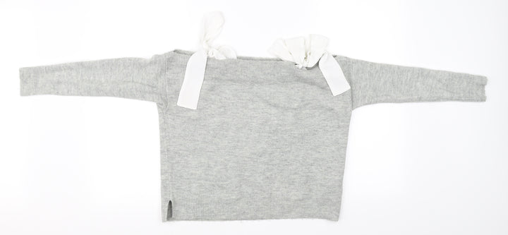Topshop Womens Grey Pullover Jumper Size 10