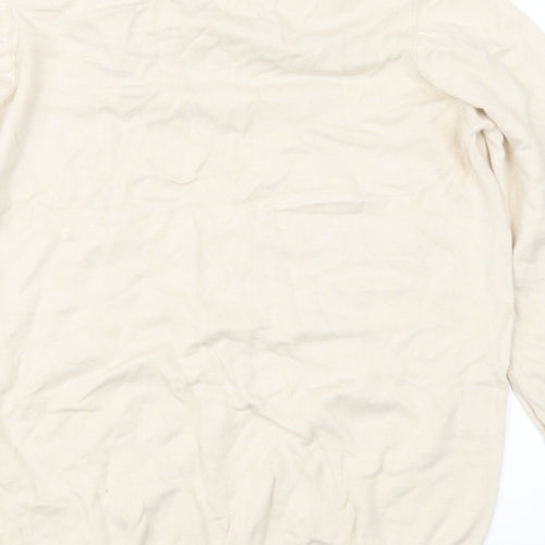Marks and Spencer Womens Ivory   Pullover Jumper Size 16