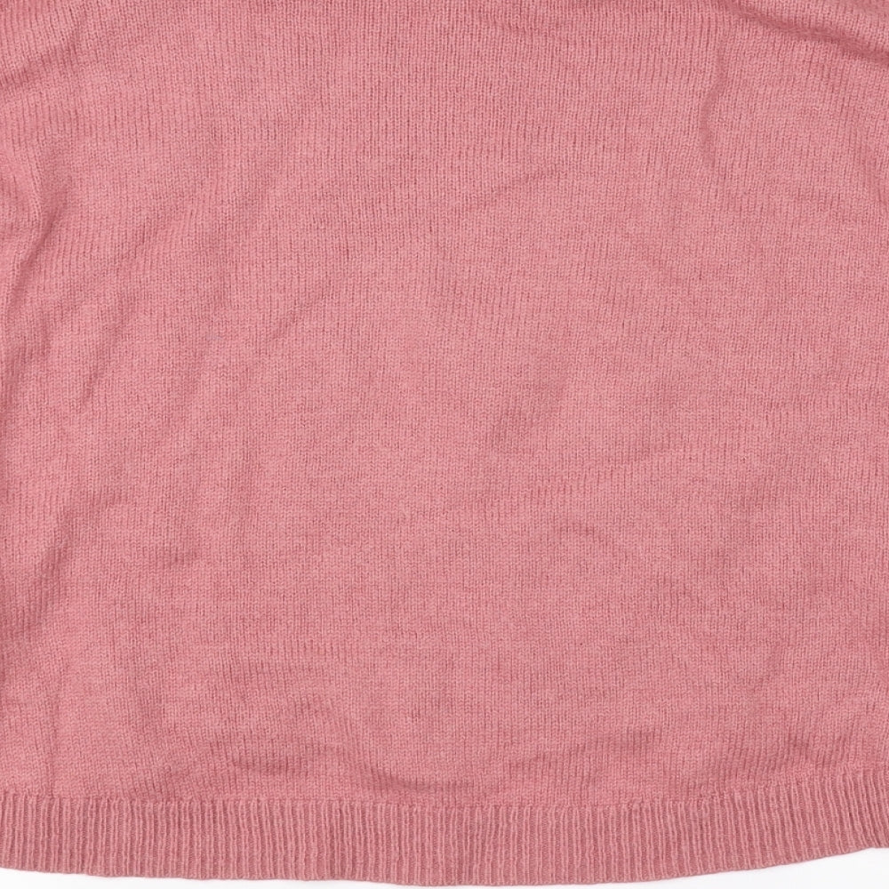 H&M Womens Pink   Pullover Jumper Size 8