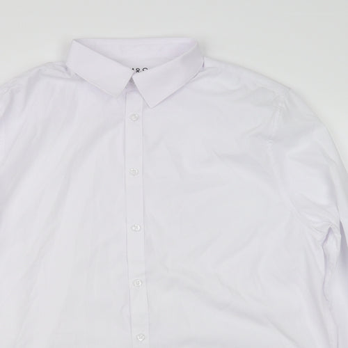 Marks and Spencer Boys White   Basic Button-Up Size 15-16 Years