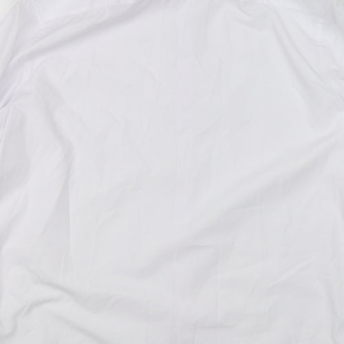Marks and Spencer Boys White   Basic Button-Up Size 15-16 Years