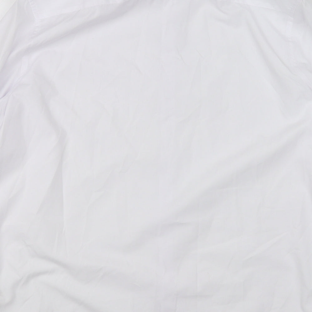 Marks and Spencer Boys White   Basic Button-Up Size 15-16 Years