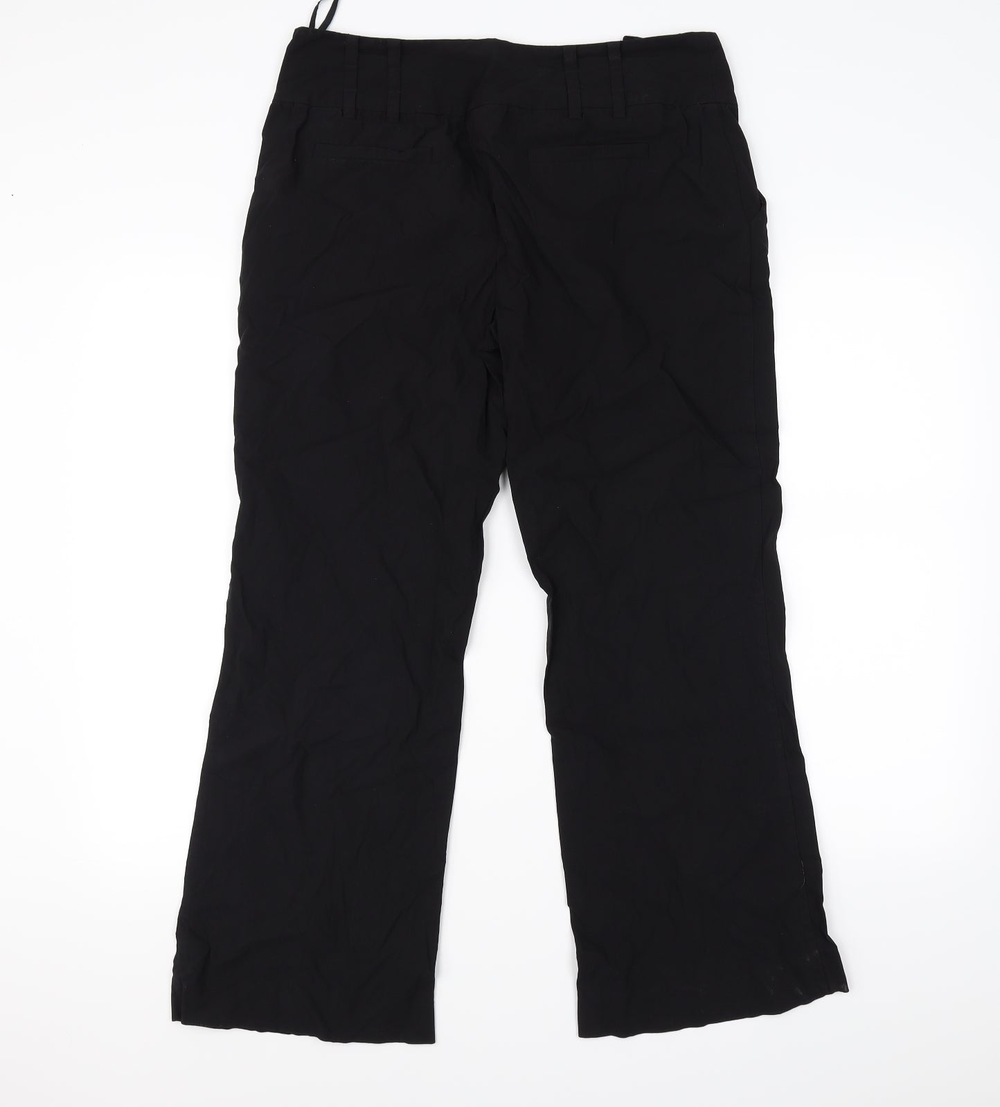 New Look Womens Black   Trousers  Size 12 L26 in