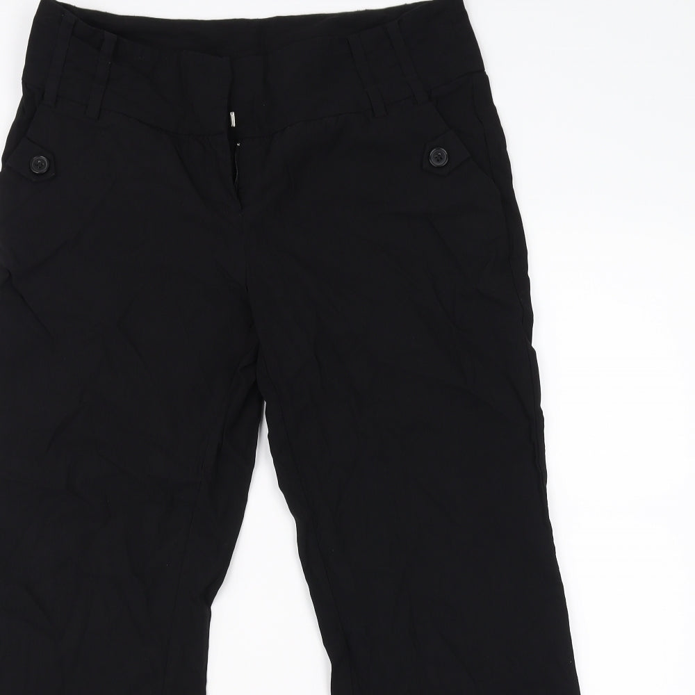 New Look Womens Black   Trousers  Size 12 L26 in