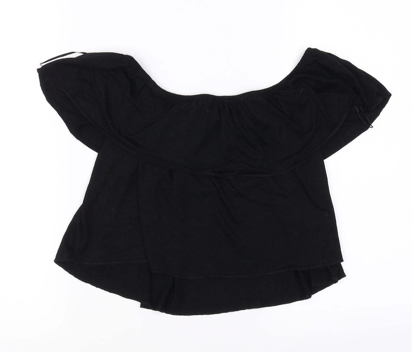 Topshop Womens Black   Basic Blouse Size 6
