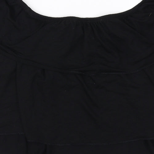 Topshop Womens Black   Basic Blouse Size 6