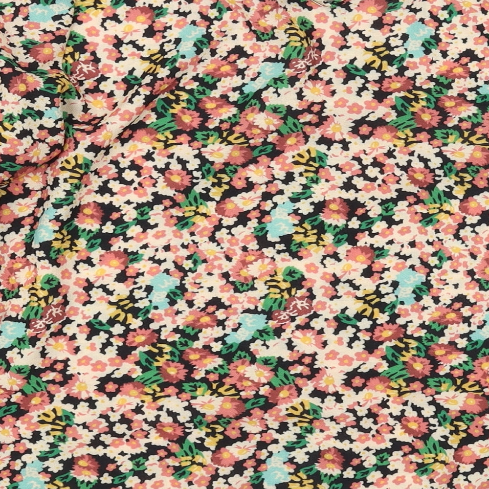 Preworn Womens Multicoloured Floral  Basic Blouse Size 8