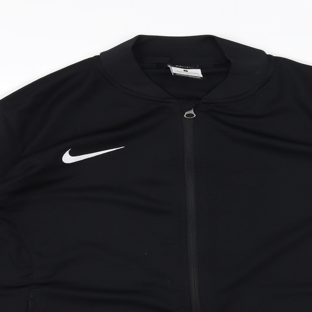 Nike  Mens Black   Full Zip Jumper Size L