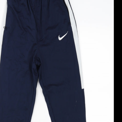Nike  Mens Blue   Jogger Trousers Size XL L25 in