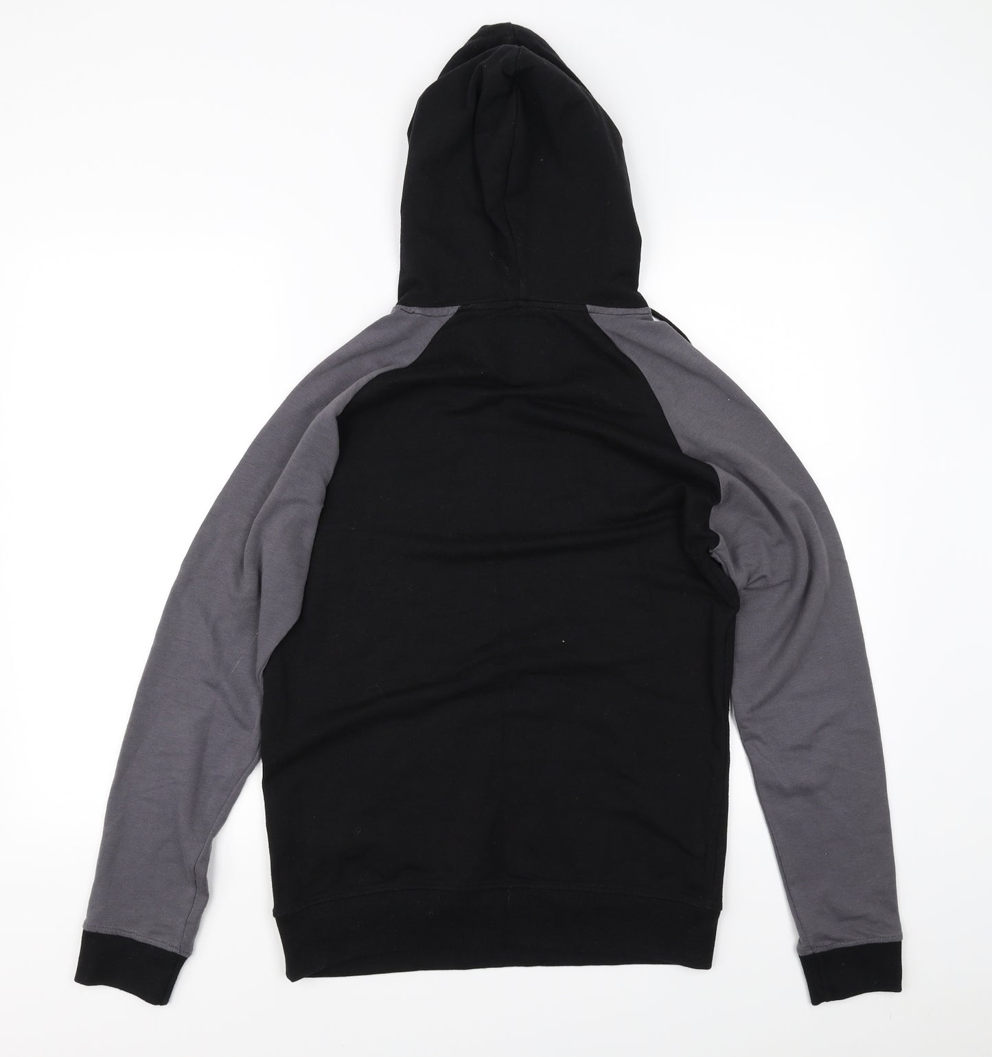 Boohoo Mens Black   Pullover Hoodie Size S