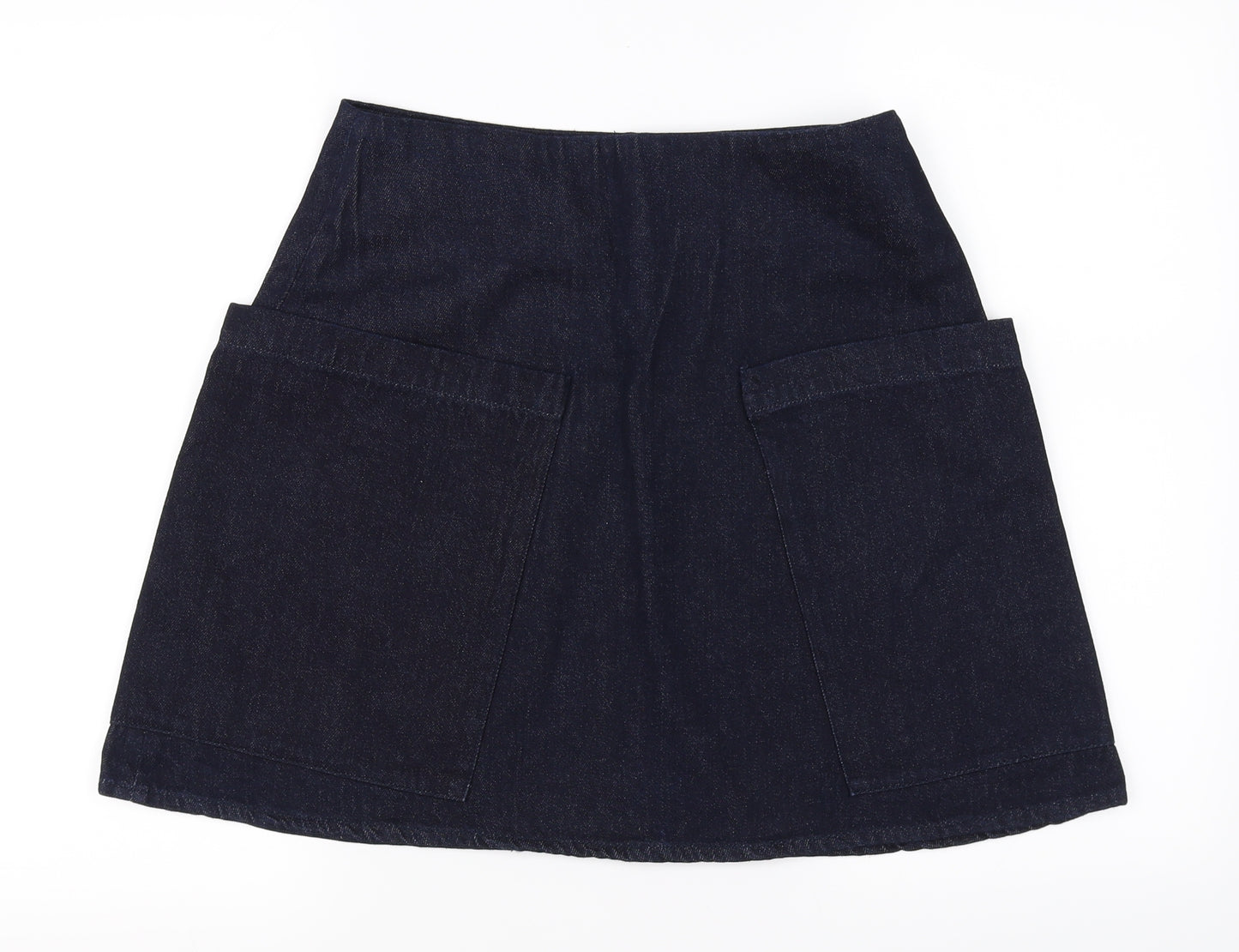 Waven  Womens Blue  Denim A-Line Skirt Size 12