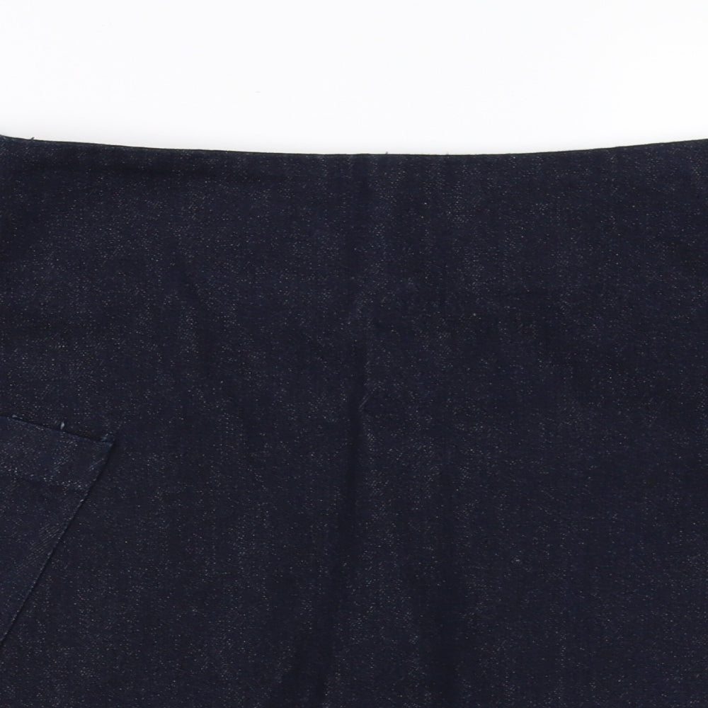 Waven  Womens Blue  Denim A-Line Skirt Size 12