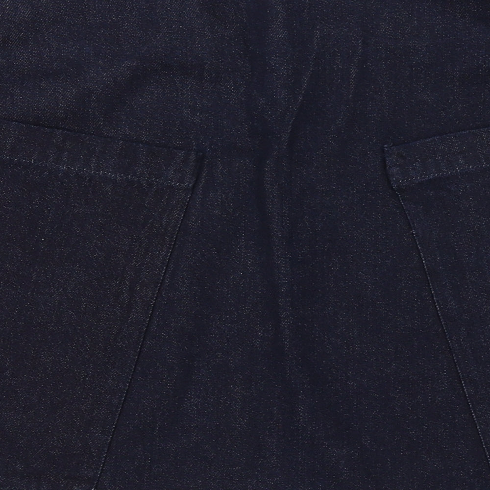 Waven  Womens Blue  Denim A-Line Skirt Size 12