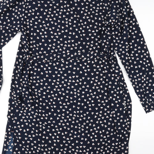 Brave Soul Womens Blue   Basic Button-Up Size S