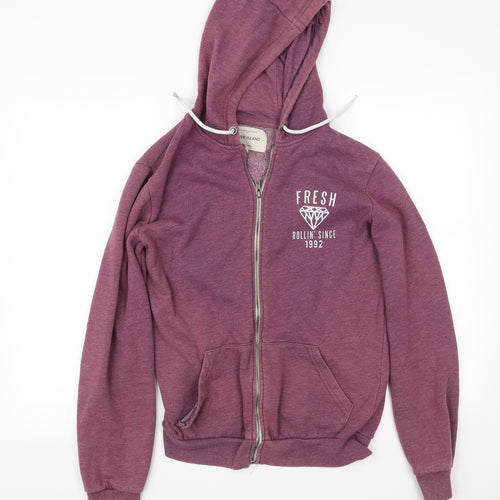 River Island Mens Brown   Full Zip Hoodie Size S