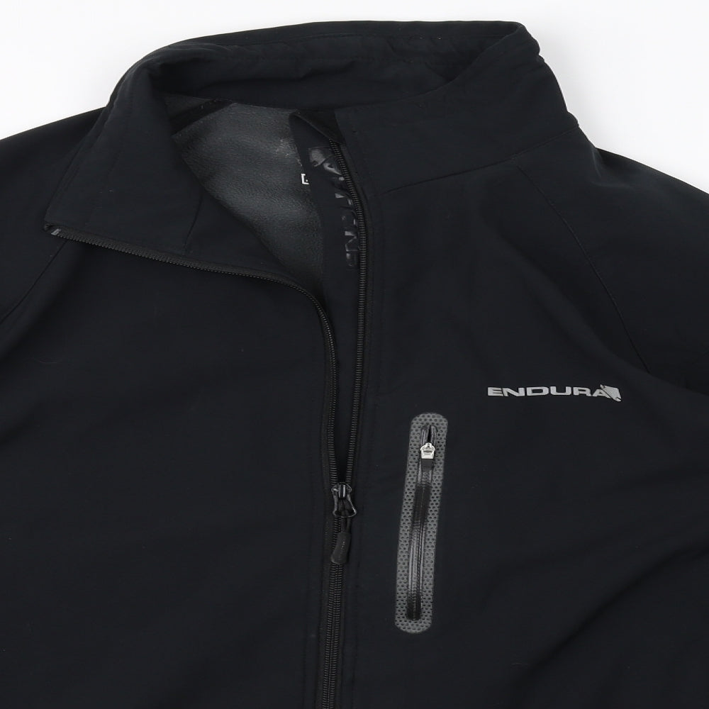 Endura Mens Black   Rain Coat Coat Size 2XL
