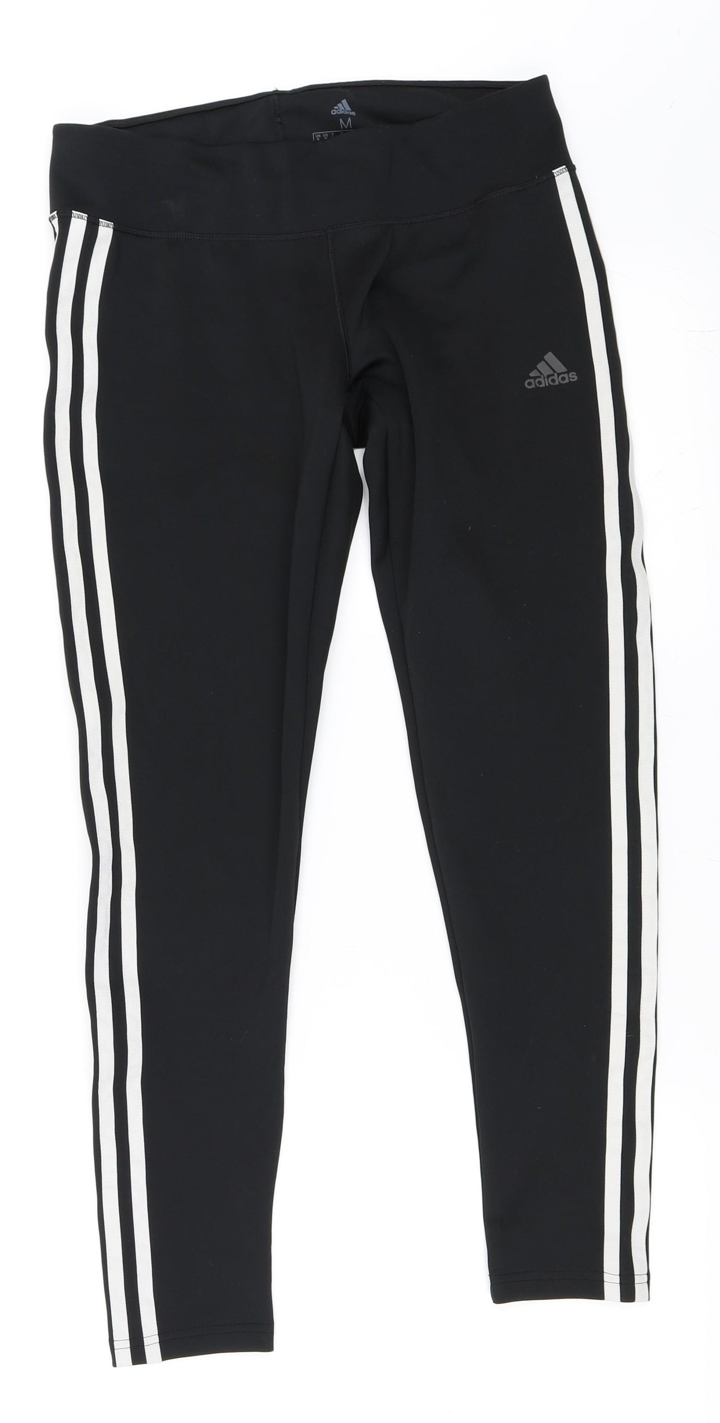 adidas Womens Black   Capri Leggings Size M L26 in