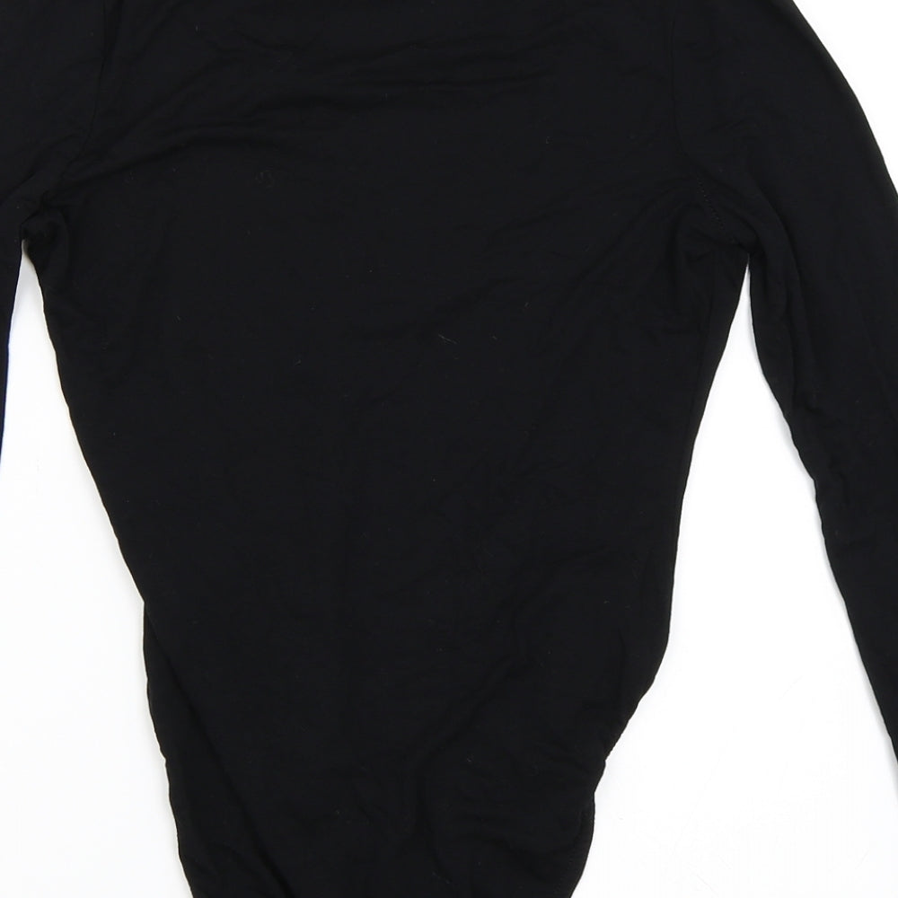 Missguided Womens Black   Basic T-Shirt Size 8
