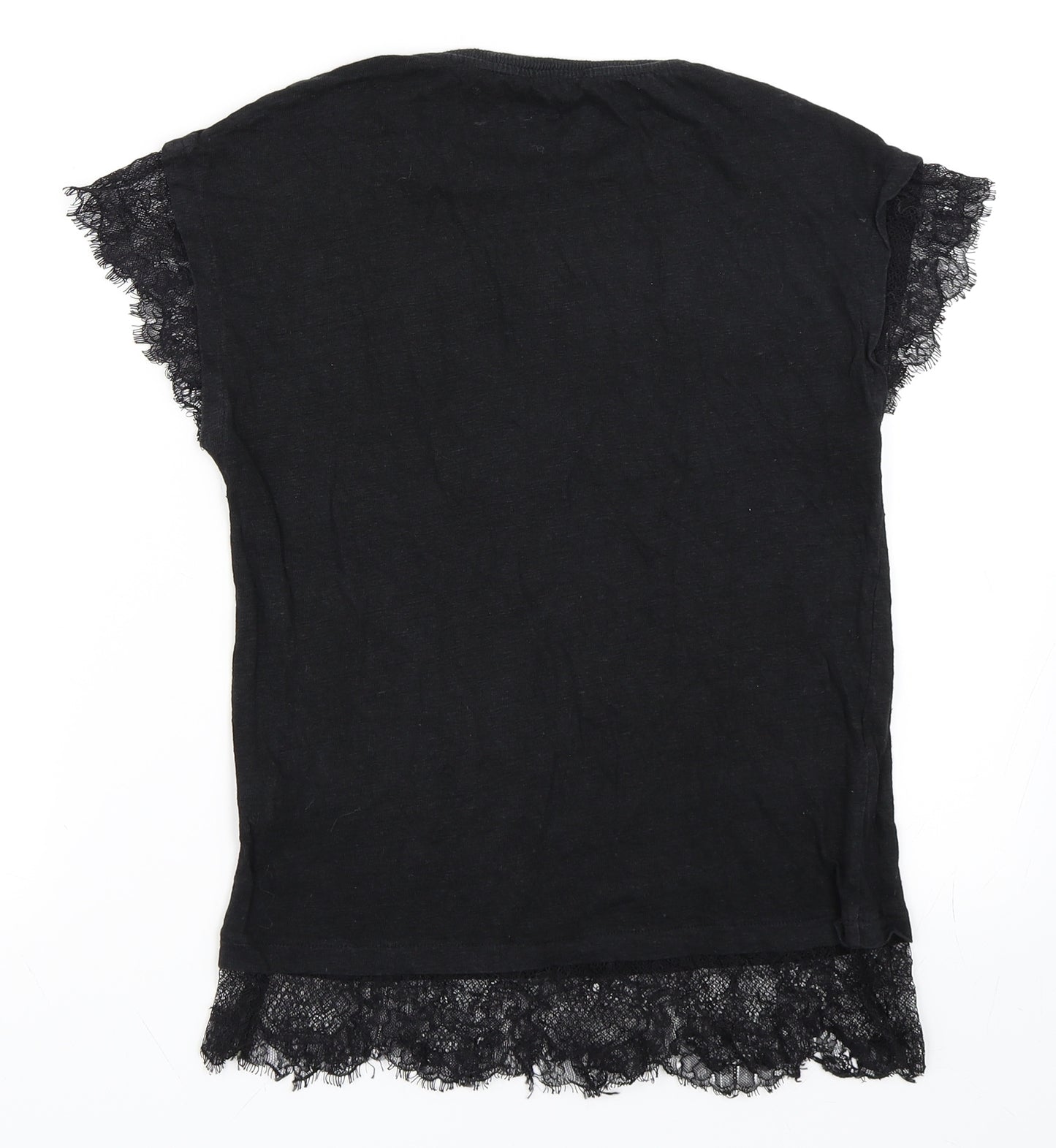 Zara Womens Black   Basic T-Shirt Size S