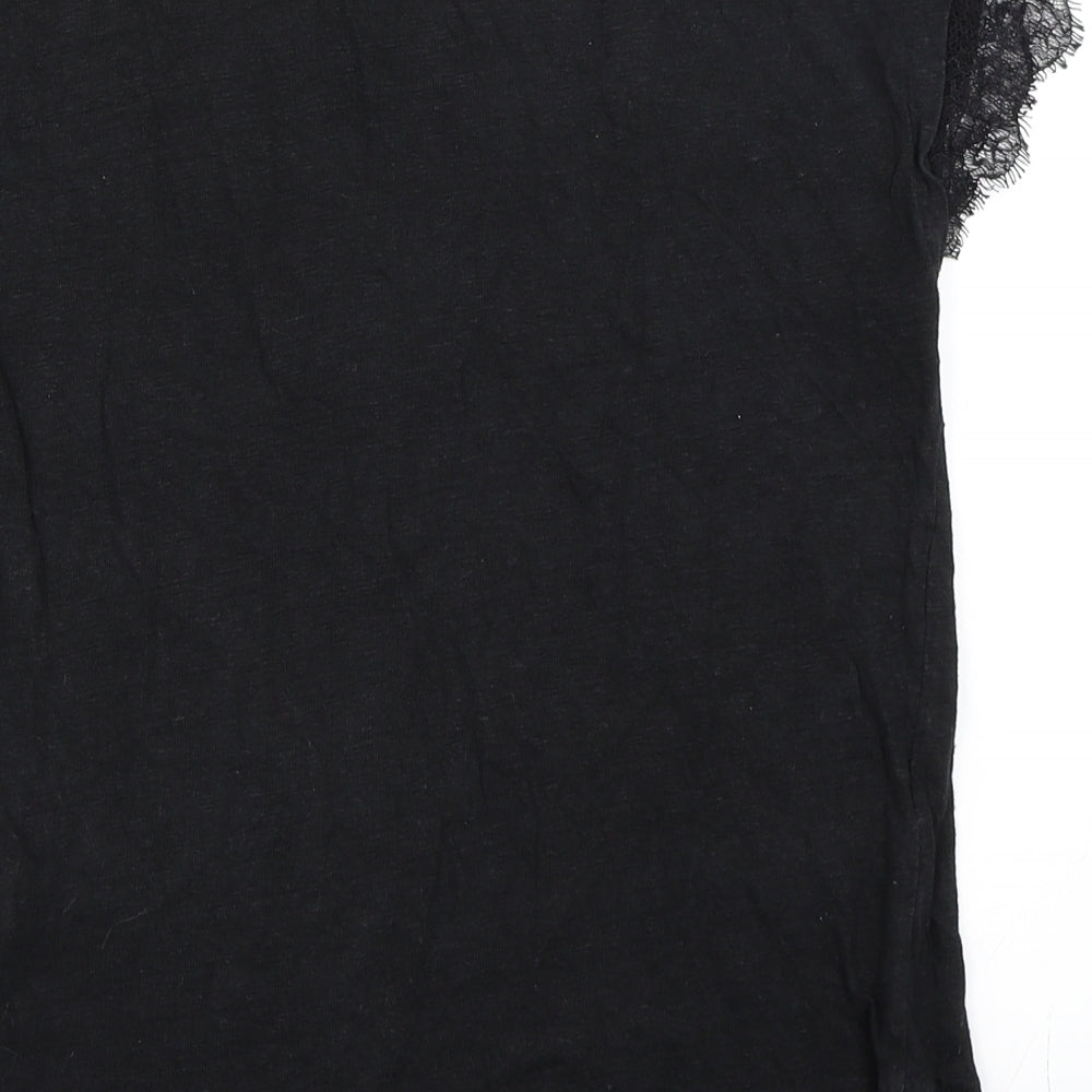 Zara Womens Black   Basic T-Shirt Size S