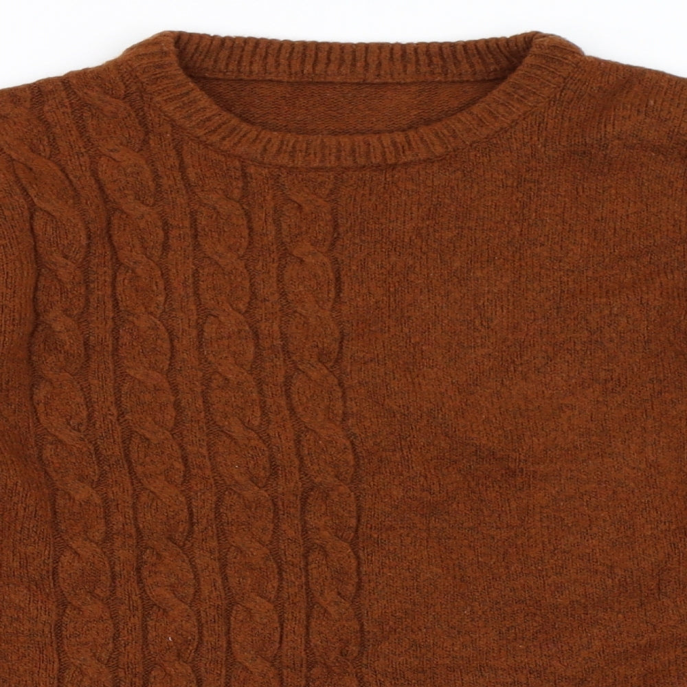 Preworn Womens Orange   Pullover Jumper Size L