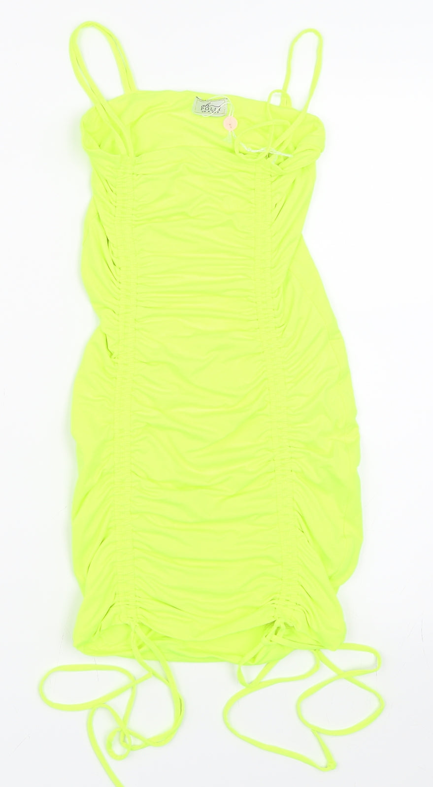 Oh Polly Womens Green   Bodycon  Size 4  - Neon