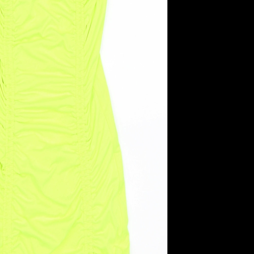 Oh Polly Womens Green   Bodycon  Size 4  - Neon