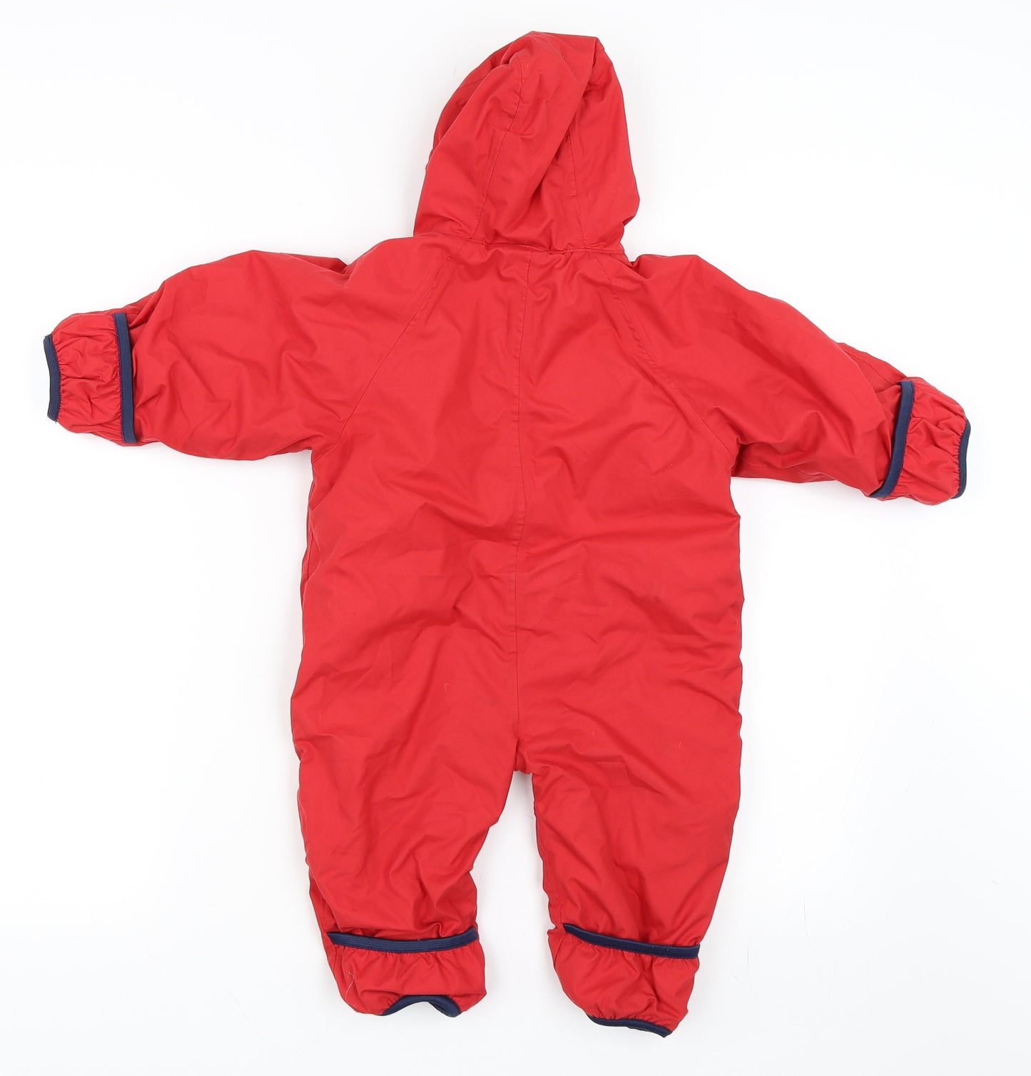 JoJo Maman Bébé Baby Red   Basic Coat Snowsuit Size 12-18 Months