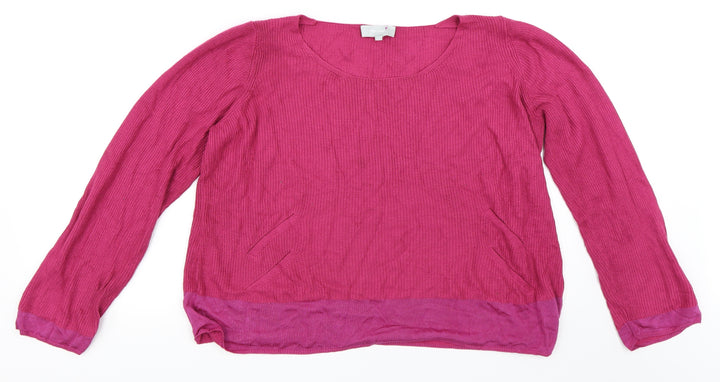 Per Una Womens Pink   Pullover Jumper Size 16
